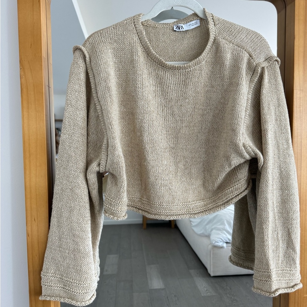 Zara cropped sweater